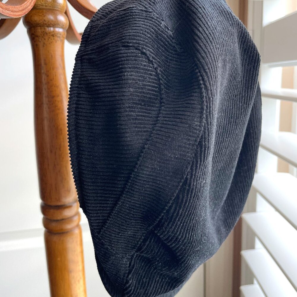 Goorin Bros. | Black Corduroy Flatcap Newsboy Hat | Size L
